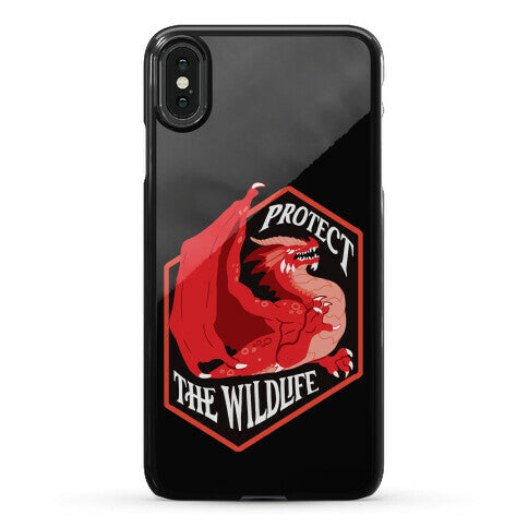 Protect The Wildlife Red Dragon Phone Case