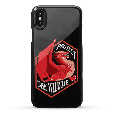 Protect The Wildlife Red Dragon Phone Case