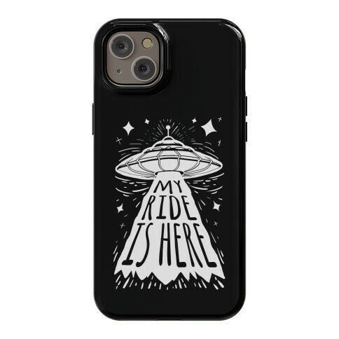 My ride Is Here Phone Case