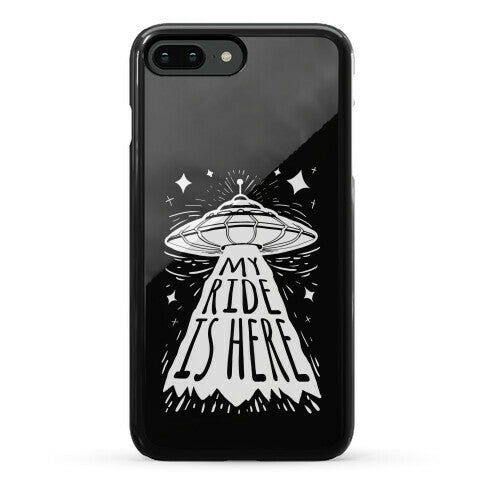 My ride Is Here Phone Case