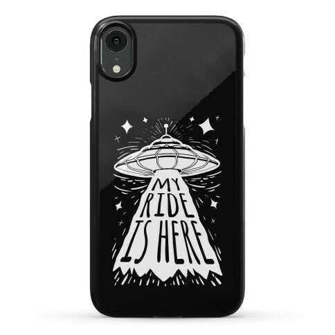 My ride Is Here Phone Case