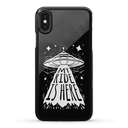 My ride Is Here Phone Case