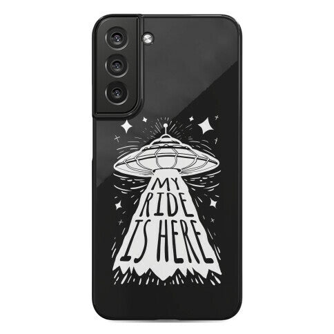 My ride Is Here Phone Case