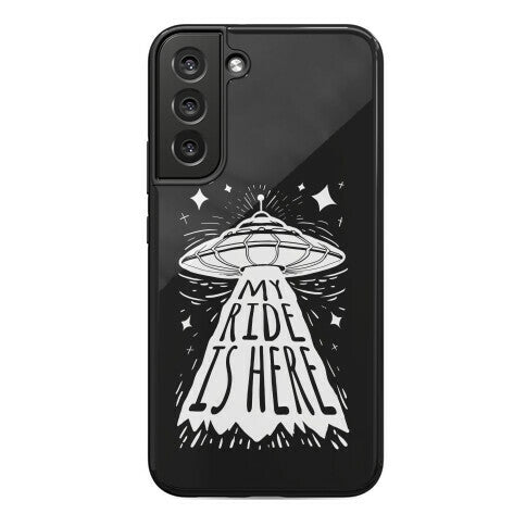 My ride Is Here Phone Case