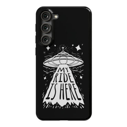 My ride Is Here Phone Case