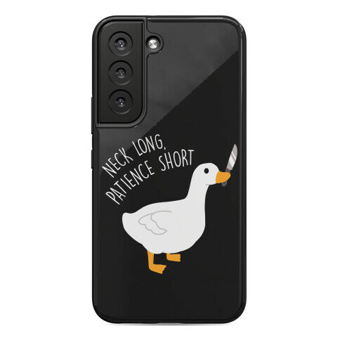 Neck Long, Patience Short Goose Phone Case