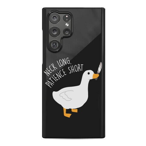 Neck Long, Patience Short Goose Phone Case