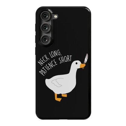 Neck Long, Patience Short Goose Phone Case