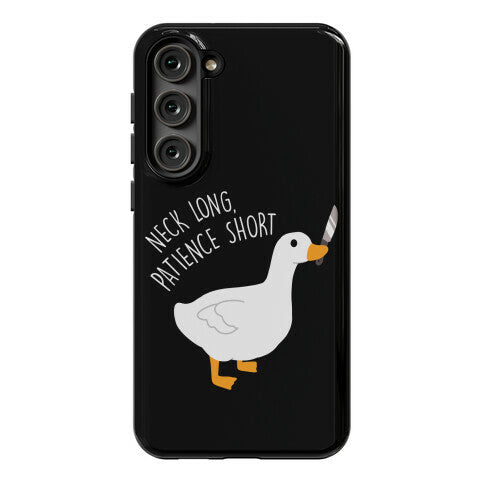 Neck Long, Patience Short Goose Phone Case