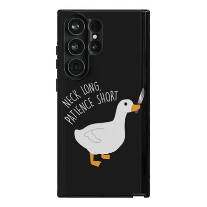 Neck Long, Patience Short Goose Phone Case