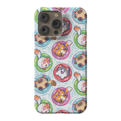 Pool Party Cats Phone Case