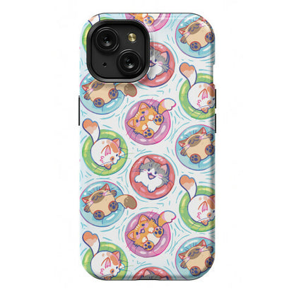 Pool Party Cats Phone Case