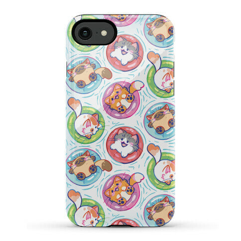 Pool Party Cats Phone Case