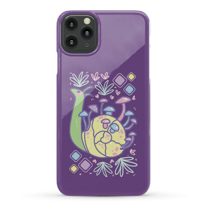 Pastel Mushroom Snail Phone Case