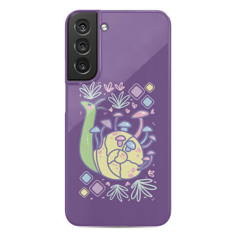 Pastel Mushroom Snail Phone Case