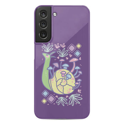 Pastel Mushroom Snail Phone Case