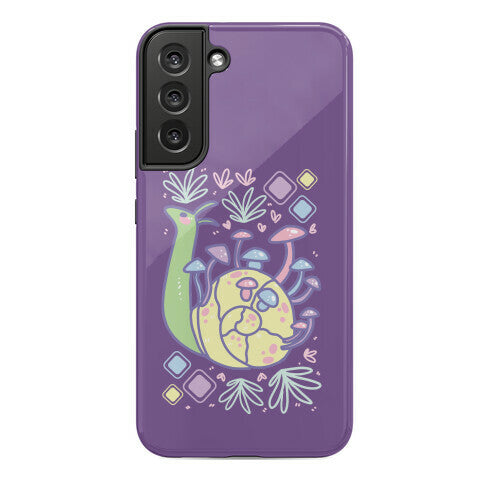 Pastel Mushroom Snail Phone Case