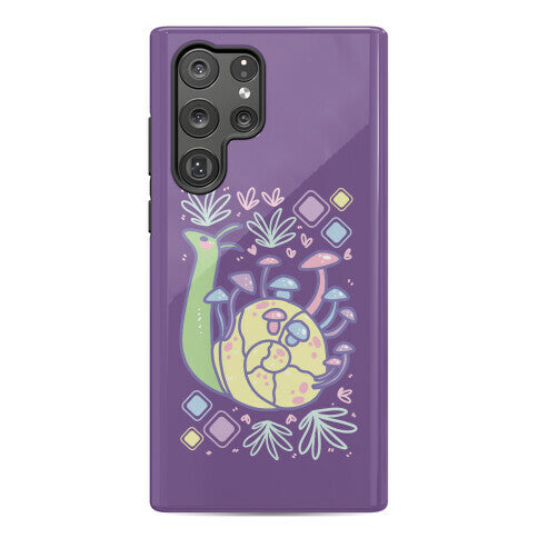 Pastel Mushroom Snail Phone Case