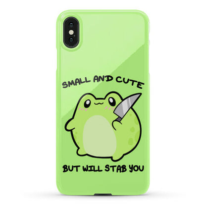 Small And Cute But Will Stab You Froggie Phone Case