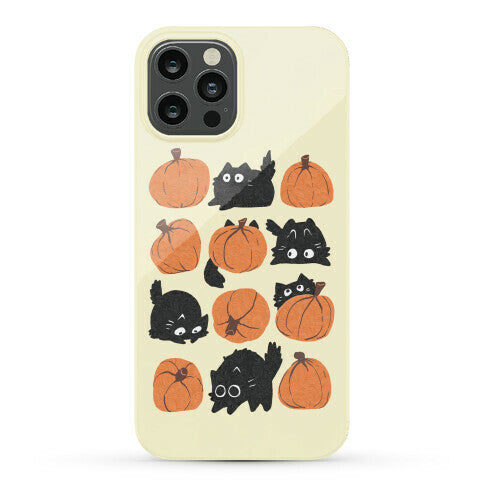 Pumpkin Cats Phone Case