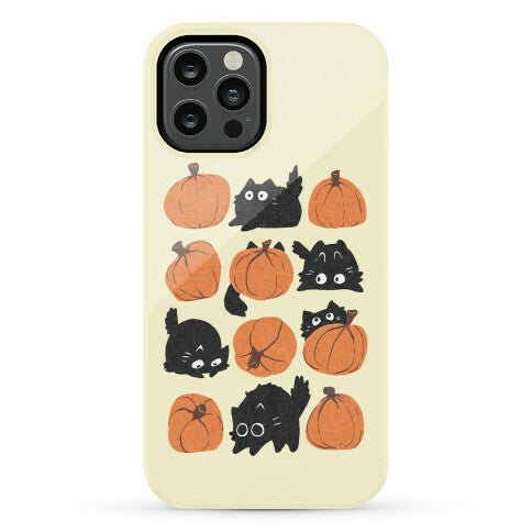 Pumpkin Cats Phone Case