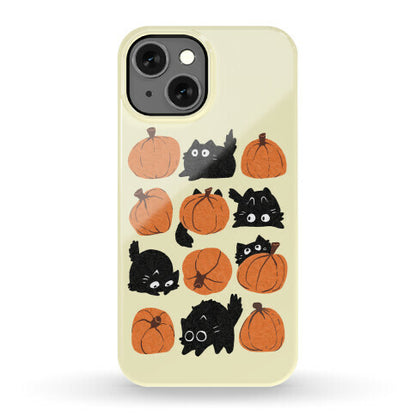 Pumpkin Cats Phone Case