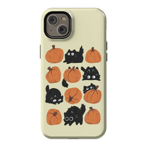 Pumpkin Cats Phone Case