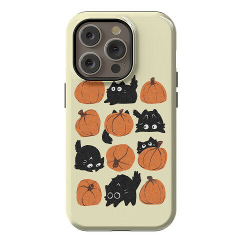 Pumpkin Cats Phone Case