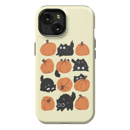 Pumpkin Cats Phone Case
