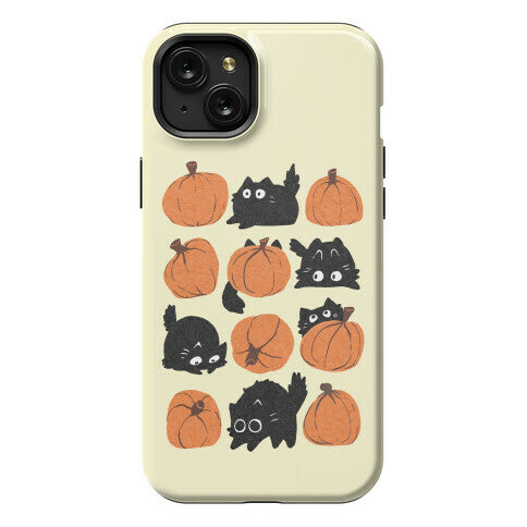 Pumpkin Cats Phone Case