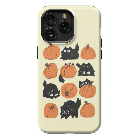 Pumpkin Cats Phone Case