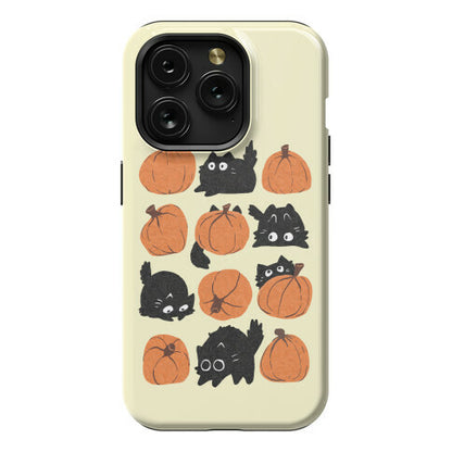 Pumpkin Cats Phone Case