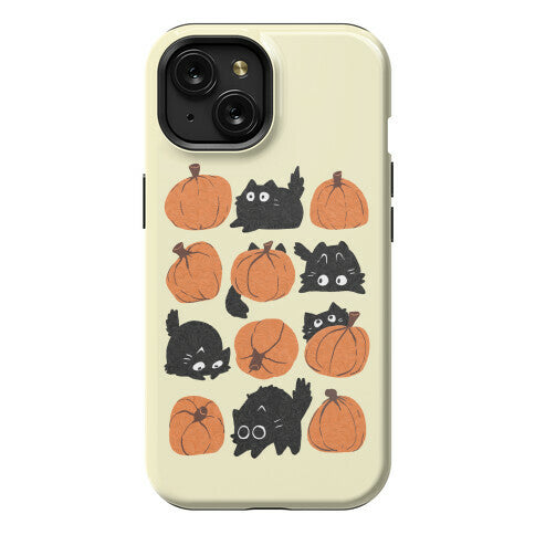 Pumpkin Cats Phone Case