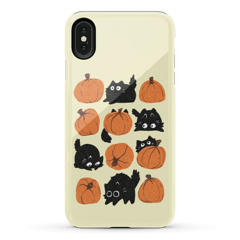 Pumpkin Cats Phone Case