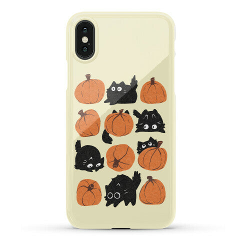 Pumpkin Cats Phone Case