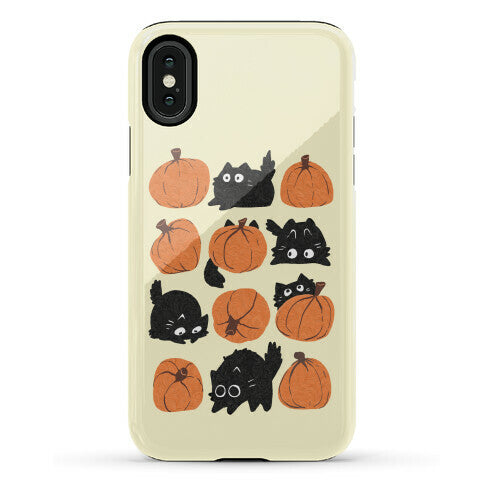 Pumpkin Cats Phone Case