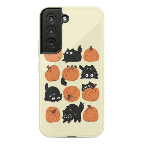 Pumpkin Cats Phone Case