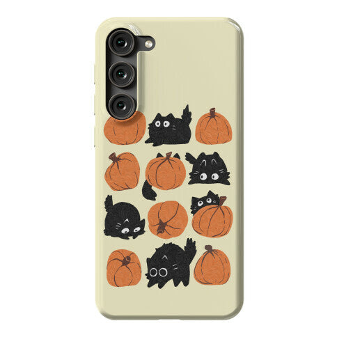 Pumpkin Cats Phone Case