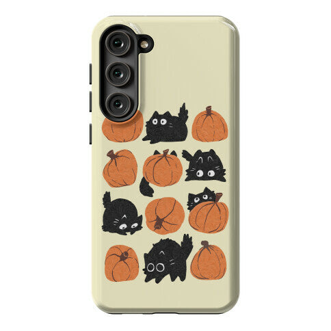 Pumpkin Cats Phone Case