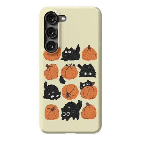 Pumpkin Cats Phone Case