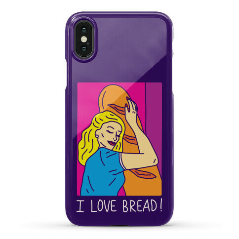 I Love Bread Phone Case
