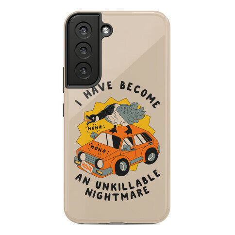I Have Become An Unkillable Nightmare (Goose On a Car) Phone Case