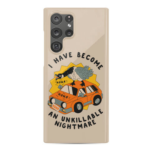 I Have Become An Unkillable Nightmare (Goose On a Car) Phone Case