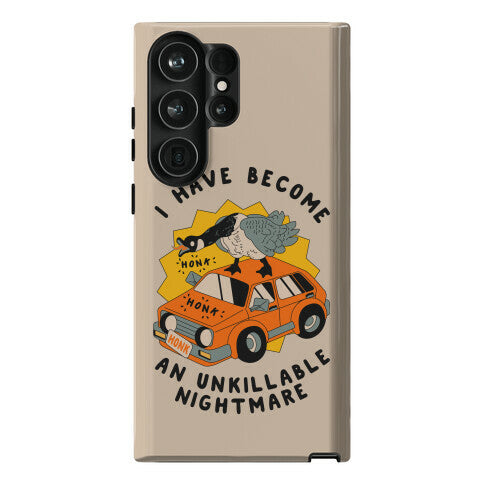 I Have Become An Unkillable Nightmare (Goose On a Car) Phone Case