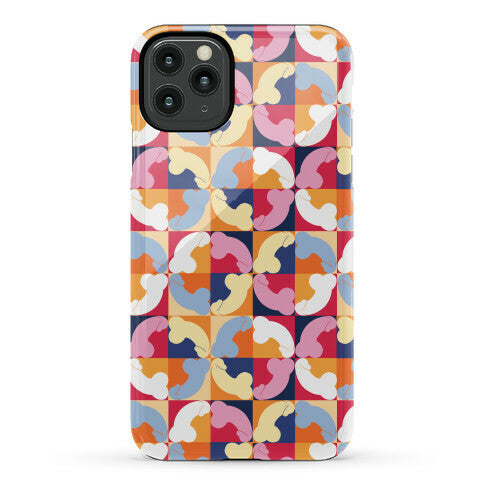 Penis Tile Pattern Phone Case