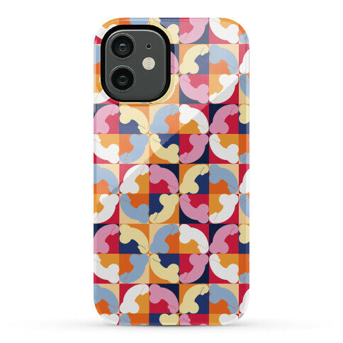 Penis Tile Pattern Phone Case