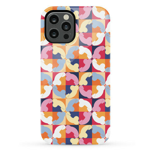 Penis Tile Pattern Phone Case