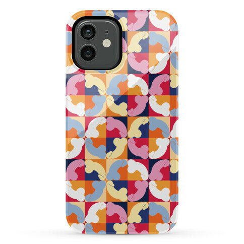 Penis Tile Pattern Phone Case