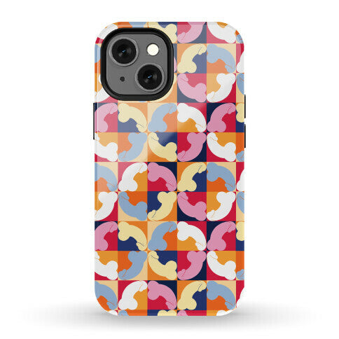 Penis Tile Pattern Phone Case