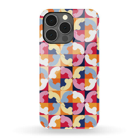 Penis Tile Pattern Phone Case